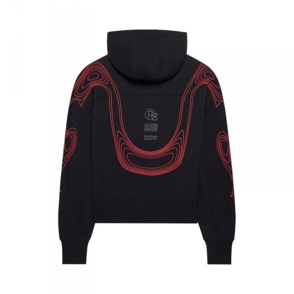 BLUZA Z KAPTUREM DAMSKA FOX VISION OVERSIZED FLEECE PO BLACK XS