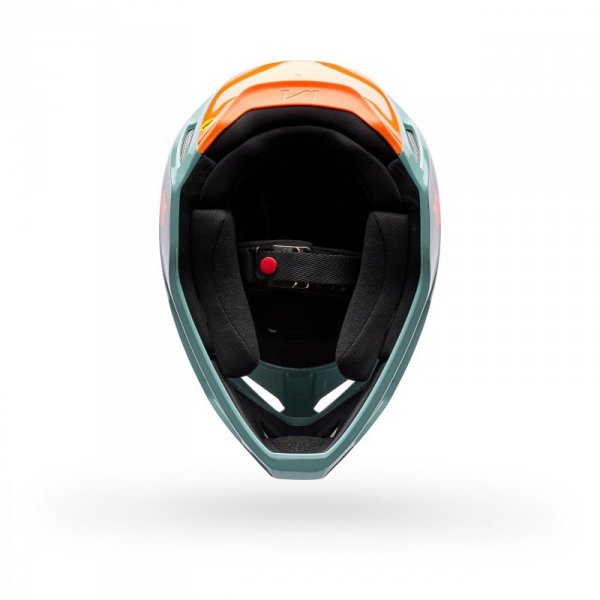 KASK MOTOCYKLOWY FOX V1 IMAGE PRINT ARCTIC BLUE XS