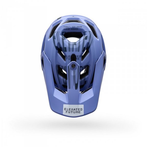 KASK ROWEROWY FOX PROFRAME RS DIFFUSE PURPLE DOVE M