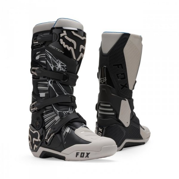 BUTY MOTOCYKLOWE FOX MOTION DIFFUSE SE BLACK GREY 9