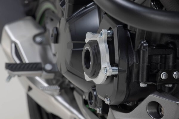 OSŁONA SILNIKA SW-MOTECH KAWASAKI Z900 MODELS (16-) BLACK/SILVER
