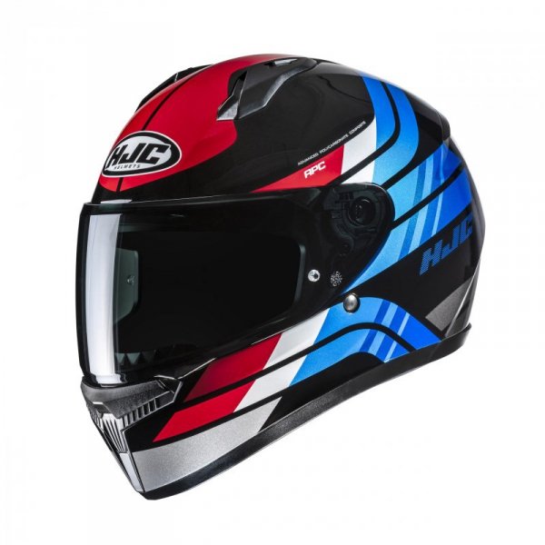 KASK MOTOCYKLOWY HJC C10 HIPER BLACK RED S