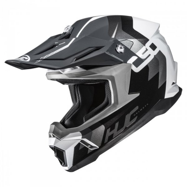 KASK MOTOCYKLOWY HJC C50 PRIMAL GREY BLACK L