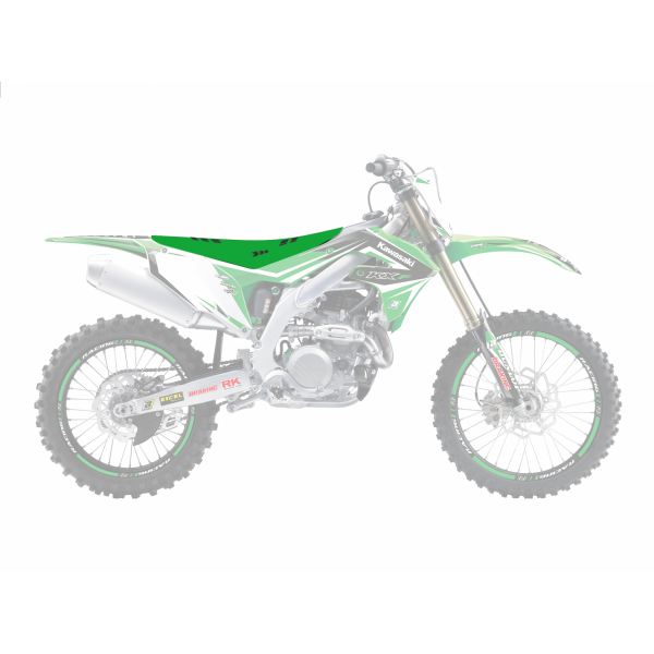 BLACKBIRD POSZYCIE SIEDZENIA KAWASAKI KXF 250 (13-20), KXF 450 (12-18) TSC Zielony