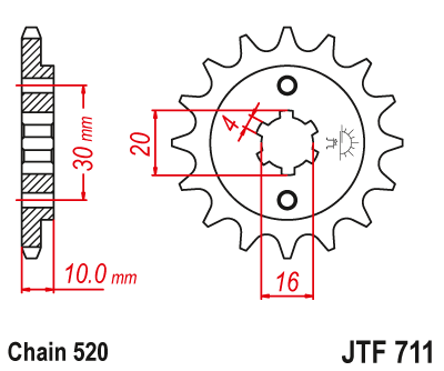  DID JT zestaw napędowy Cagiva 125 Raptor 2003
