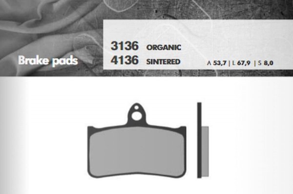 BRENTA KLOCKI HAMULCOWE PRZÓD HONDA  VFR 400 (89-92)