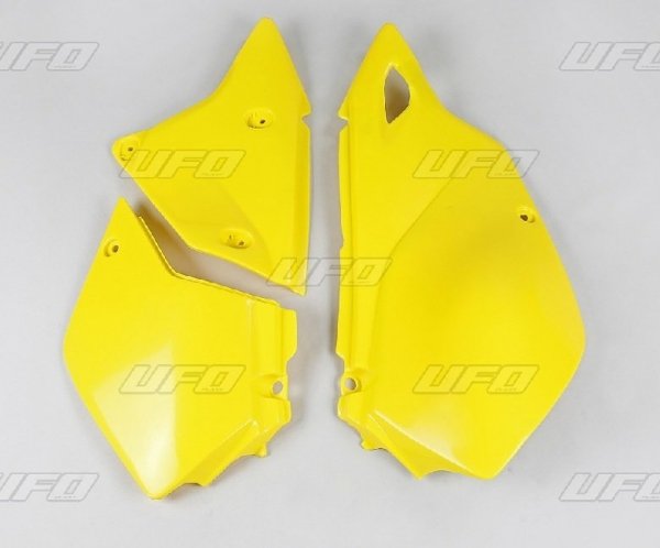 UFO BOCZKI TYLNE SUZUKI DRZ 400E '00-'21 KOLOR ŻÓŁTY