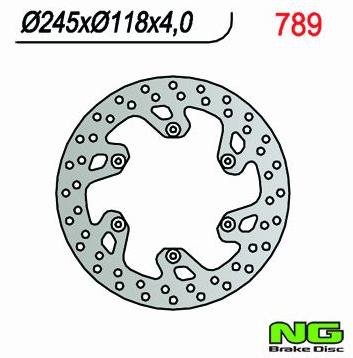 Tarcza hamulcowa tylna YAMAHA YZ 125/250 (02-) 