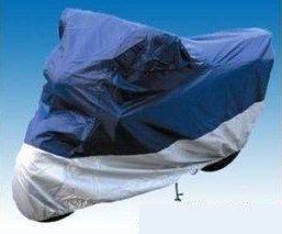 Pokrowiec na skuter niebiesko-srebrny rozmiar S