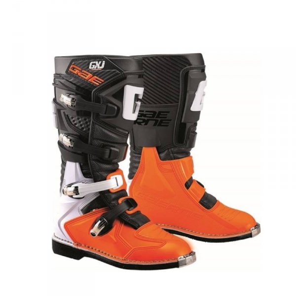 Buty motocyklowe dziecięce junior GAERNE GX-J MX OFFROAD czarne/ pomarańczowe