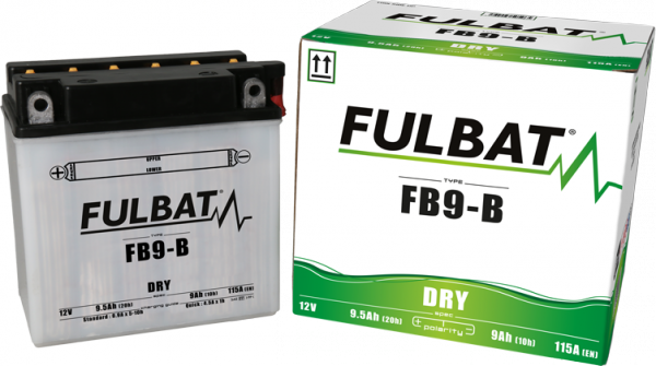 Akumulator FULBAT FUL DRY - FB9-B / YB9-B (suchy, obsługowy, kwas w zestawie)