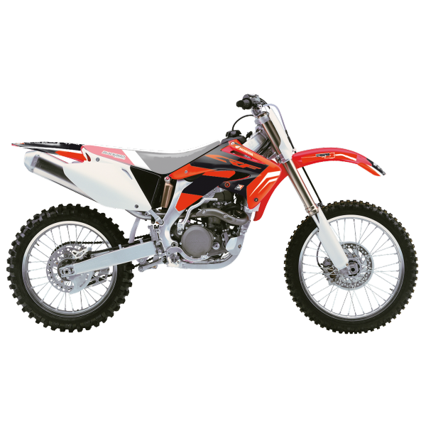 BLACKBIRD KOMPLET NAKLEJEK (OKLEINA) HONDA CRF 450 (02-04) Dream4