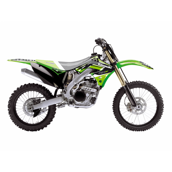 KOMPLET NAKLEJEK (OKLEINA) KAWASAK KXF 250 (09-12)