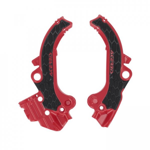 ACERBIS OSŁONY RAMY X-GRIP KTM SX 65 24-26, GAS GAS MC 65 24-26, HUSQVARNA TC 65 24-26 KOLOR CZERWONY / CZARNY