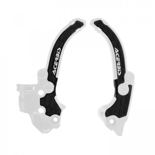 ACERBIS OSŁONY RAMY X-GRIP KTM SX 50 24-26, GAS GAS MC 50 24-26, HUSQVARNA TC 50 24-26 KOLOR BIAŁY / CZARNY