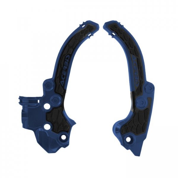 ACERBIS OSŁONY RAMY X-GRIP KTM SX 50 24-26, GAS GAS MC 50 24-26, HUSQVARNA TC 50 24-26 KOLOR NIEBIESKI / CZARNY