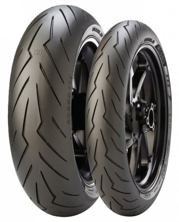 PIRELLI KOMPLET OPON (2635200/25) 120/70ZR17 DIABLO ROSSO III (58W) TL M/C PRZÓD DOT 2025 + (2635700/25) 190/50ZR17 DIABLO ROSSO