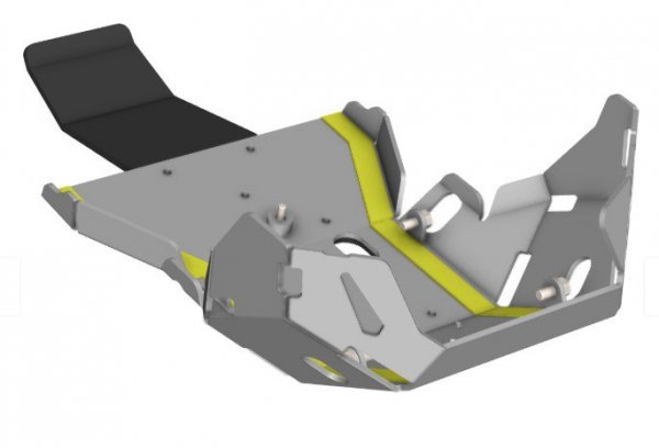 CROSSPRO OSŁONA SILNIKA ALUMINIOWA PASUJE DO: SUZUKI DR-Z4S, DR-Z4SM, DR-Z (DRZ) 400 25-, KOLOR SREBRNY