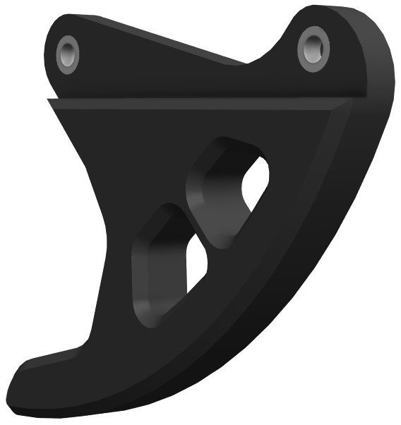 CROSSPRO NOWOŚĆ OSŁONA TARCZY HAMULCOWEJ TYŁ Z TWORZYWA DTC PASUJE DO: SUZUKI RMZ 250/450 07-23 KOLOR CZARNY