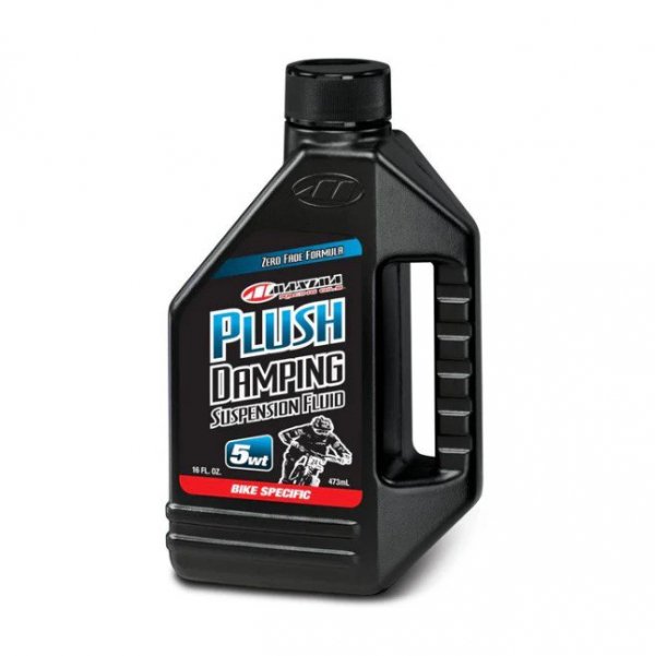 MAXIMA RACING OILS OLEJ DO AMORTYZATORÓW ROWEROWYCH PLUSH DAMPING SUSPENSION FLUID 5 WT 473 ML (12) (AKC)