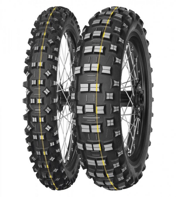 MITAS OPONA 140/80-18 TERRA FORCE-EF 70R SUPER FAST (ŻÓŁTY PASEK) TT TYŁ DOT 52/2025