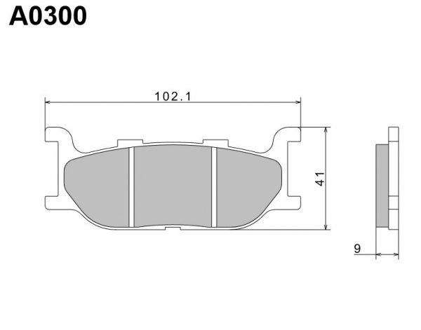 NISSIN KLOCKI HAMULCOWE KH179 PREMIUM SEMI-METALLIC (SPIEK METALICZNY) (ECE R90) (MADE IN JAPAN) (2P-233NS)