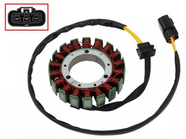 BRONCO UZWOJENIE ALTERNATORA STATOR CF MOTO CFORCE 800 X8 13-15, UFORCE 800 13-15 (OEM: 0800-032000) (AC-01499)