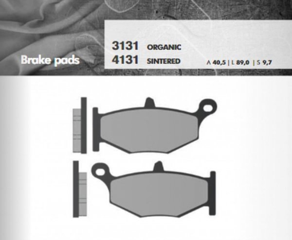 BRENTA KLOCKI HAMULCOWE KH419 SPIEK METALICZNY (ZŁOTE) (FT 4131)