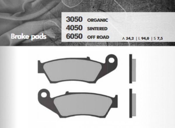 BRENTA KLOCKI HAMULCOWE KH185 SPIEK METALICZNY (ZŁOTE) OFF ROAD CR/CRF/KX/KXF/RM/RMZ/YZ/YZF PRZÓD (FT 6050)