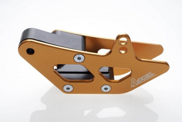 ACCEL PROWADNICA ŁAŃCUCHA KPL. KTM SX/SXF 08-18 KOLOR POMARAŃCZOWY - PROMOCJA