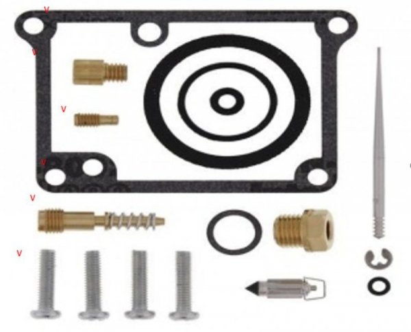 BEARING WORX ZESTAW NAPRAWCZY GAŹNIKA YAMAHA YZ 80 86-92 (26-1335)