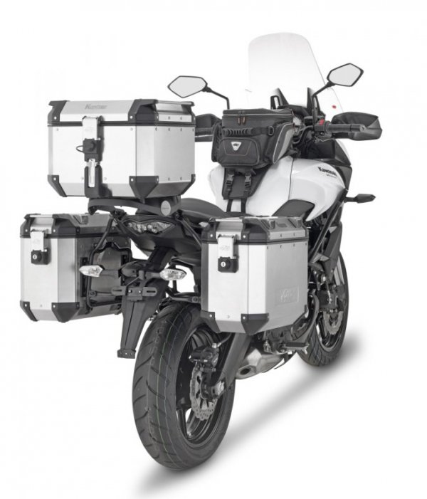 KAPPA STELAŻ KUFRÓW BOCZNYCH MONOKEY KAWASAKI VERSYS 650 (15-25) - RÓWNIEŻ POD KUFRY MONOKEY KMS KMISSION ALU