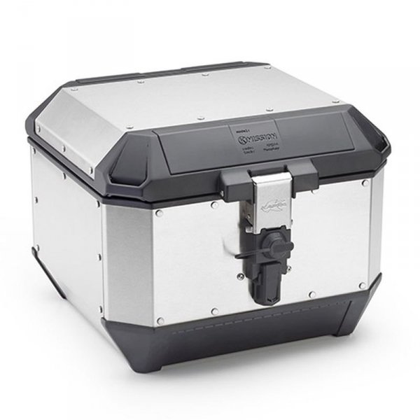 KAPPA KUFER CENTRALNY 44L MONOKEY KMS44A KMISSION ALUMINIOWY SREBRNY