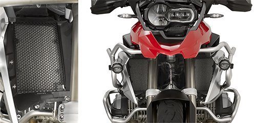 KAPPA OSŁONA CHŁODNICY BMW R 1200GS (13-18), R 1200GS ADVENTURE R (14-18) R 1250GS (19-23) CZARNA (PARA)