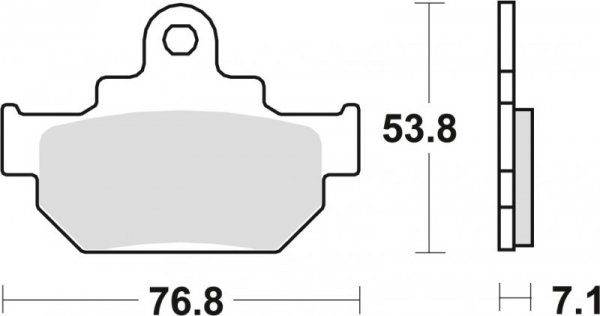 TRW ZF KLOCKI HAMULCOWE KH106 ORGANIC SUZUKI GZ 125 98-04, VL 125 00-08, LS SAVAGE 650 86-01, PRZÓD