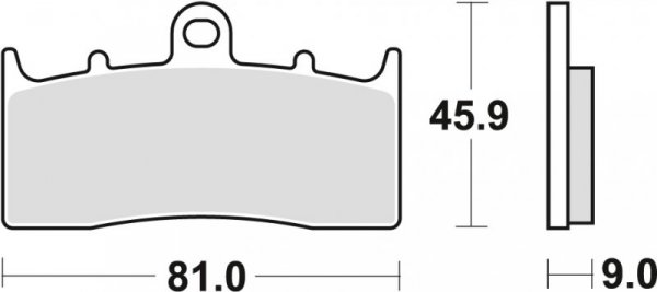 TRW ZF KLOCKI HAMULCOWE KH294 ORGANIC BMW R 1100 S 01-05, R 1150 GS / ADV / R / RS 00-06, K 1200 LT 00-09 R 1200 C / CL 00-05, P