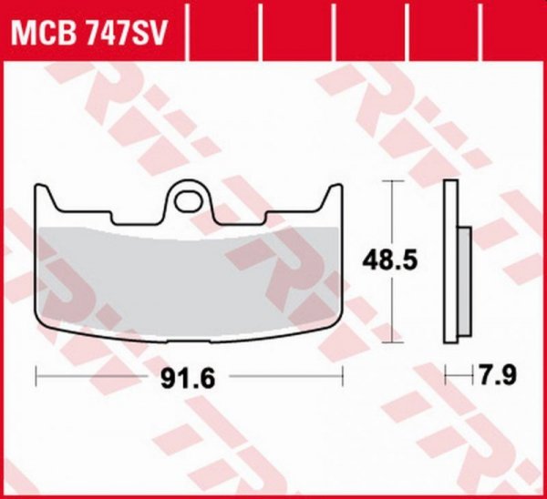 TRW ZF KLOCKI HAMULCOWE KH345 SINTER STREET BUELL XB-9R FIREBOLT 02-07, XB-9S/SX LIGHTNING 03-10, XB-12S/R/X/TT FIREBOLT/LIGHTNI