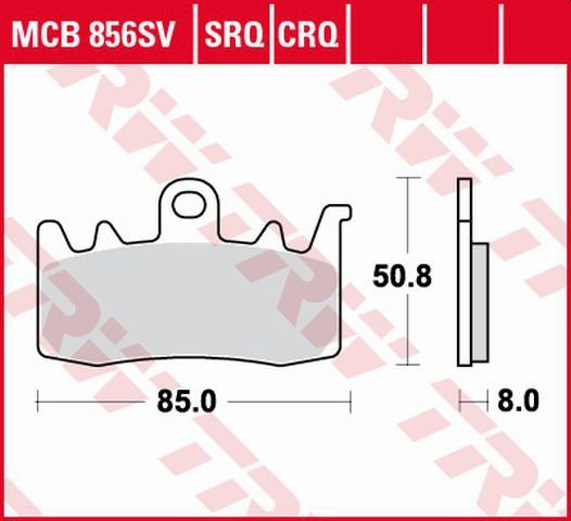 TRW ZF KLOCKI HAMULCOWE KH630 SINTER STREET BMW F 800 R 15-, S 1000 XR 17-, R 1200 GS / ADV / R / RT 13-18, R-NINE T 13-16, R 12