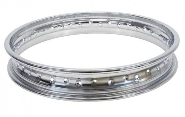 TOURMAX (D.I.D) OBRĘCZ KOŁA TYLNEGO (FELGA) CHROM 18" X 1.85" (40 OTWORÓW) HONDA CB 500 (HAMULEC BĘBNOWY) (OEM: 42701-