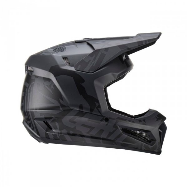 KASK MOTOCYKLOWY CROSS JUNIOR LEATT MOTO 3.5 STEALTH YL (53-54cm)