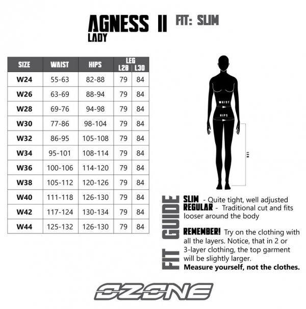 JEANSY MOTOCYKLOWE DAMSKIE OZONE AGNESS 2 WASHED BLACK 38/30 W38/30