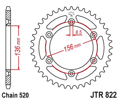 DID JT zestaw napędowy Husqvarna 630 SM (10)