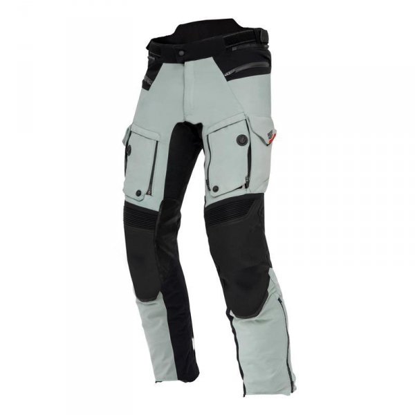 SPODNIE MOTOCYKLOWE TEKSTYLNE REBELHORN RANGE GREY BLACK RED 3XL