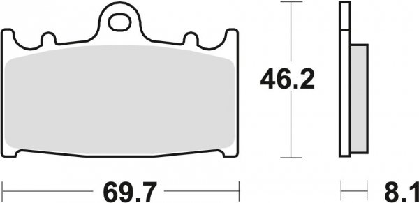 TRW klocki hamulcowe przód Suzuki GSF  650 Bandit ( 07-12)