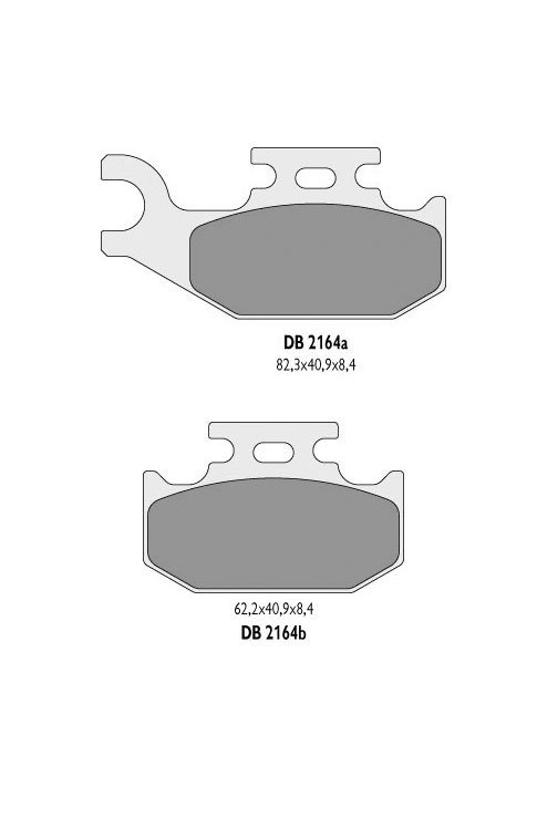 Delta Braking klocki hamulcowe prawy przód Suzuki LT-A 500 XP Kingquad AXI 4x4 12-13
