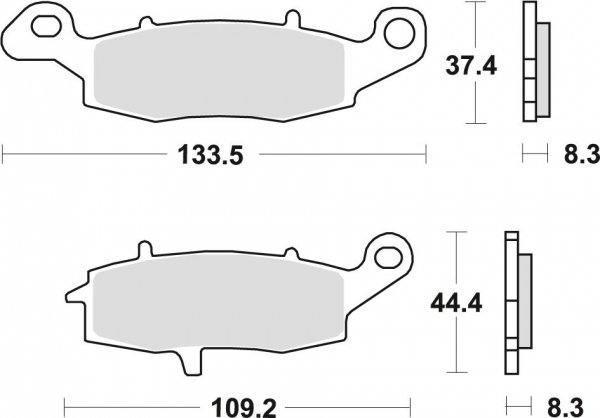  TRW klocki hamulcowe przód Suzuki SV 650 SA (07-10)