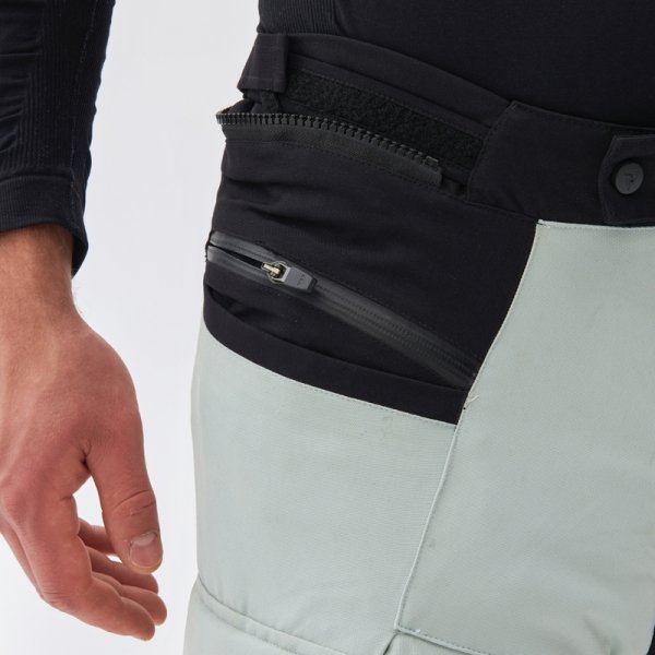 SPODNIE MOTOCYKLOWE TEKSTYLNE REBELHORN RANGE GREY BLACK RED XXL