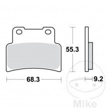 TRW klocki hamulcowe przód Aprilia SL 750 Shiver ABS ( 07-16)