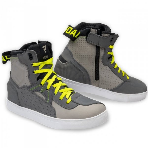 BUTY SKÓRZANE REBELHORN VANDAL MYSTERIOUS GREY/FLUO YELLOW 45