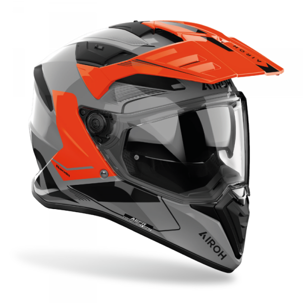 KASK MOTOCYKLOWY AIROH BANDIT TUNE ORANGE GLOSS XXL